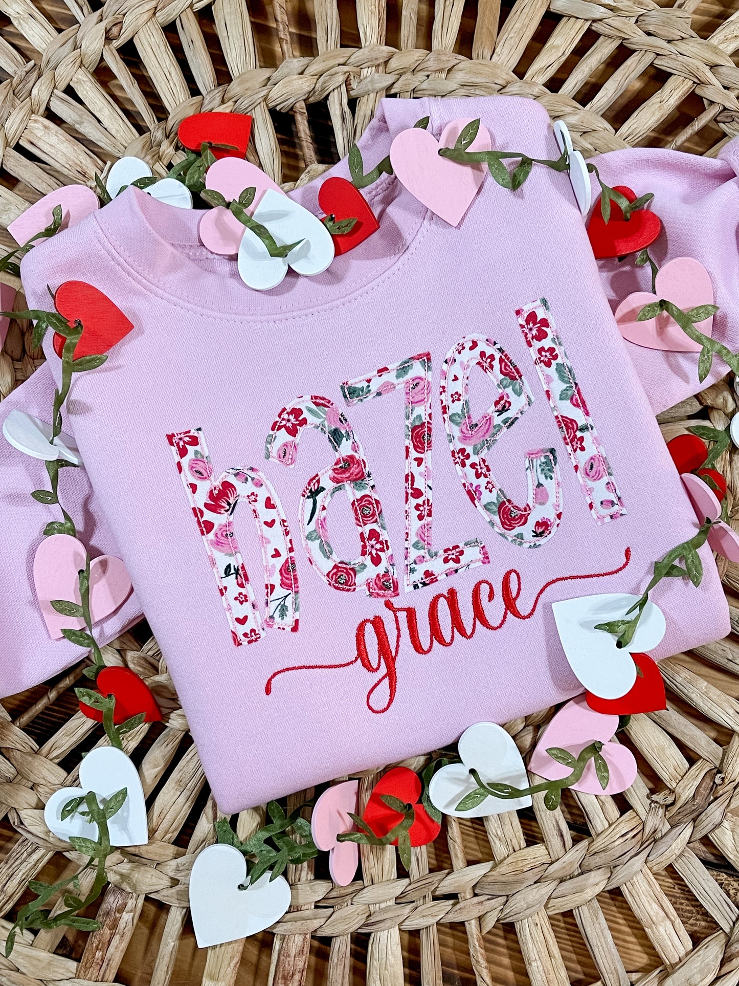 Monogram Pink Sweatshirt