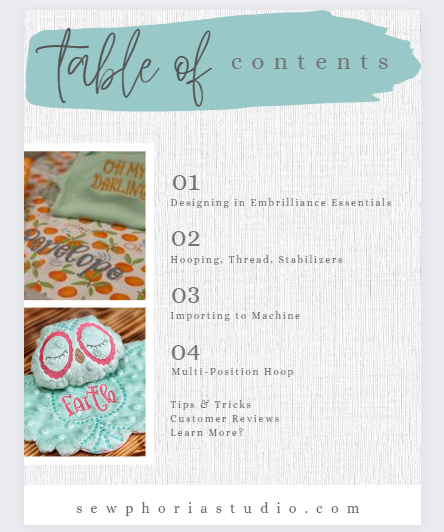 Intro to Embroidery eBook Course