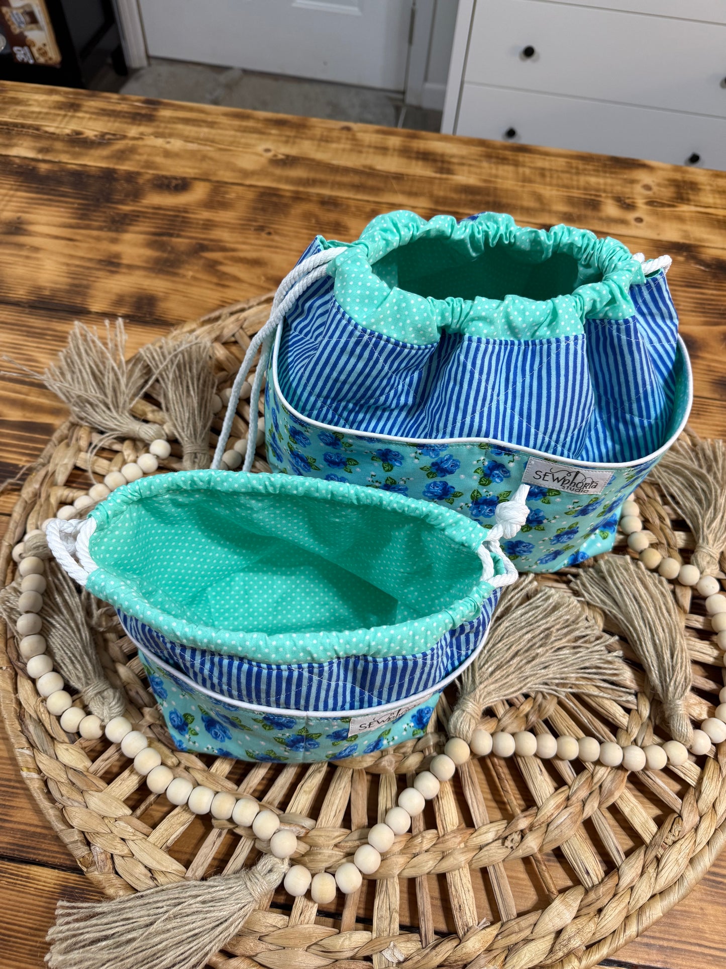 Storage Drawstring Bag Set PDF Download Sewing Pattern